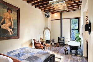 Deluxe suite | Luxe beddengoed, bedden met traagschuimmatrassen