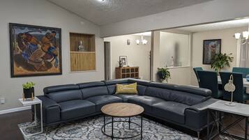 65-inch LED TV with digital channels, TV, streaming services