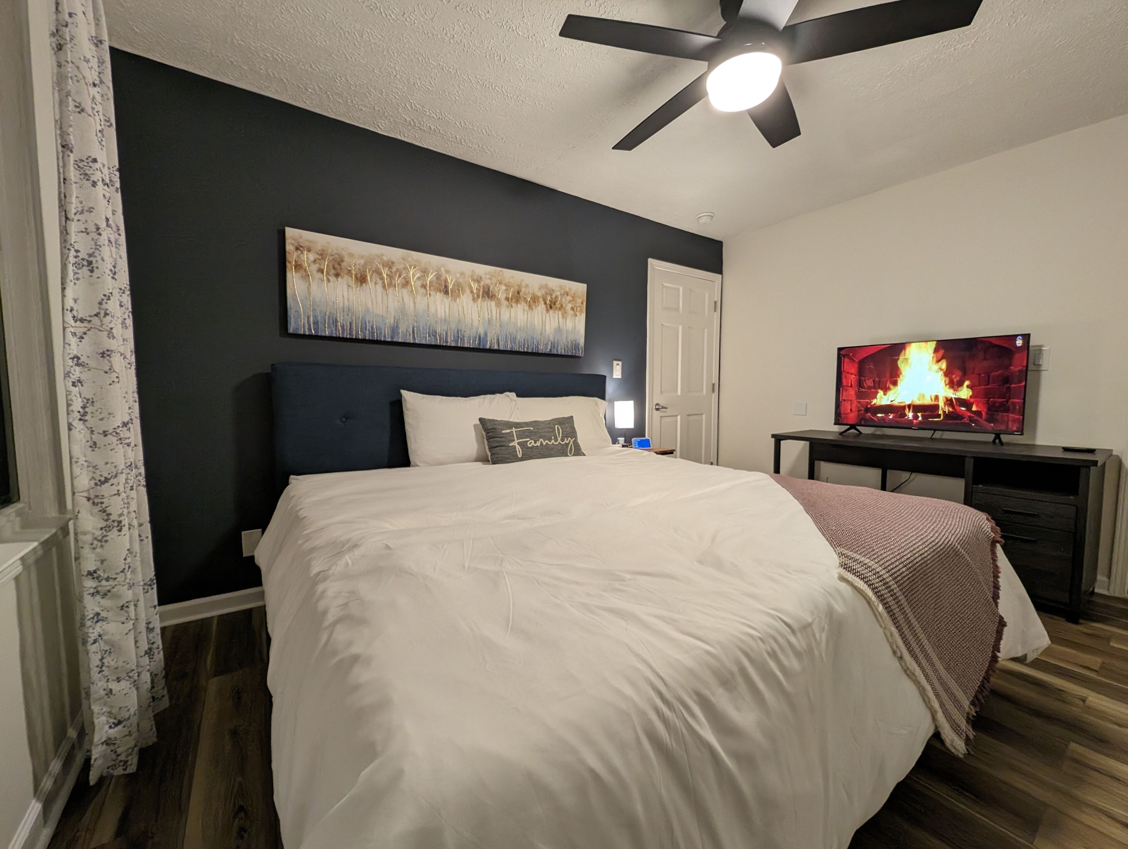 Premium bedding, memory-foam beds, individually decorated