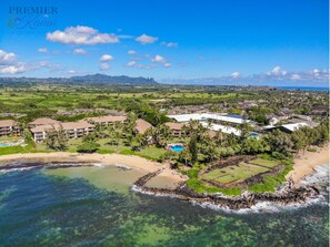 Una spiaggia nelle vicinanze