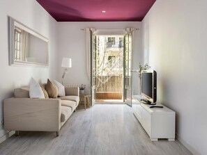 Smart TV, DVD player, books, offices