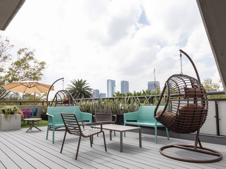 Terraço na cobertura