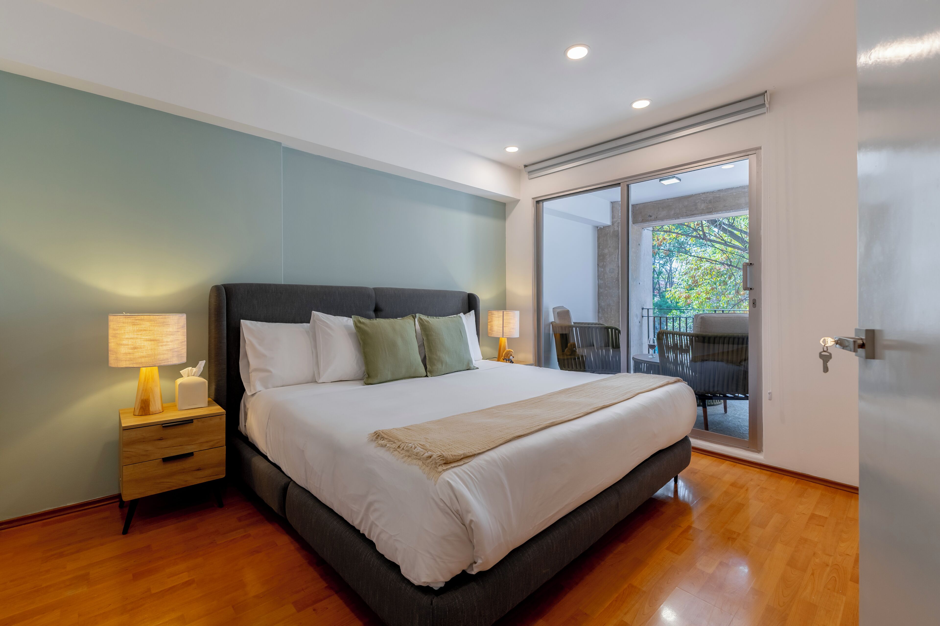 Deluxe Apartment, Balcony (301) | 1 bedroom, in-room safe, individually decorated, individually furnished