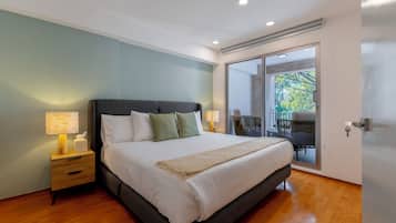 Deluxe Apartment, Balcony (301) | 1 bedroom, in-room safe, individually decorated, individually furnished