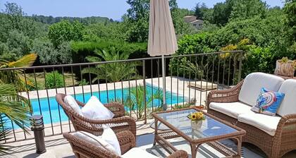 Magnificent Provencal villa amidst vineyards in absolute calm