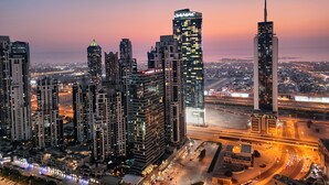 Unclassified image, 2 of 28, button - SuperHost - Chic Apartment With Balcony Close to Burj Khalifa (Dubai)