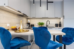 Exclusive Apartment | Private kitchen | Fridge, oven, stovetop, dishwasher - Seaside Apartamenty - 4 Pory Roku (Kolobrzeg)