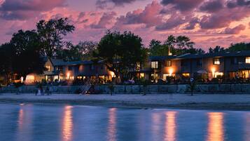 Front of property – evening/night