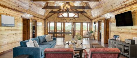 智能电视、壁炉、办公室