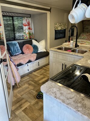 1 bedroom, memory-foam beds, iron/ironing board, free WiFi