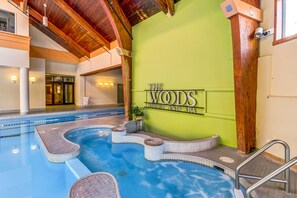 Indoor pool, a heated pool - All-season resort getaway with pool, tennis, spa, sauna, hot tub, & washer/dryer (Killington)