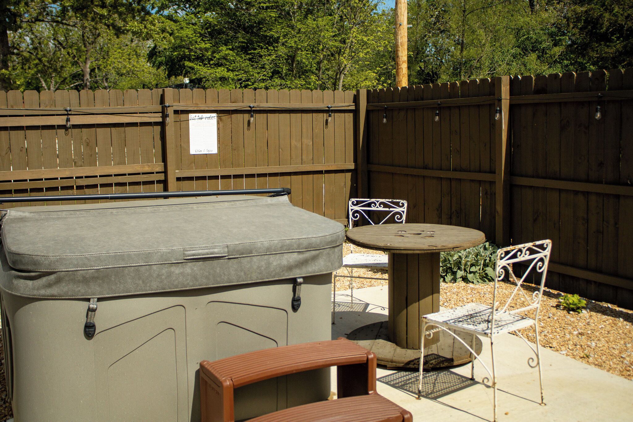 Udendørs spisemuligheder