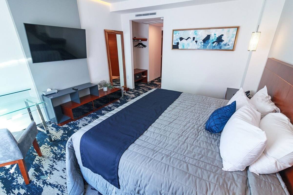 Ropa de cama de alta calidad, edredón y camas con pillow-top