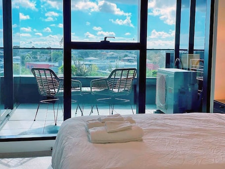 Apartamento superior | Terraço/pátio