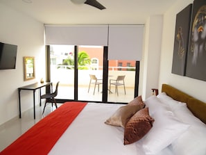 1 bedroom, iron/ironing board, travel crib, free WiFi