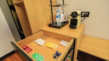 Quarto casal luxo | Café e/ou cafeteira