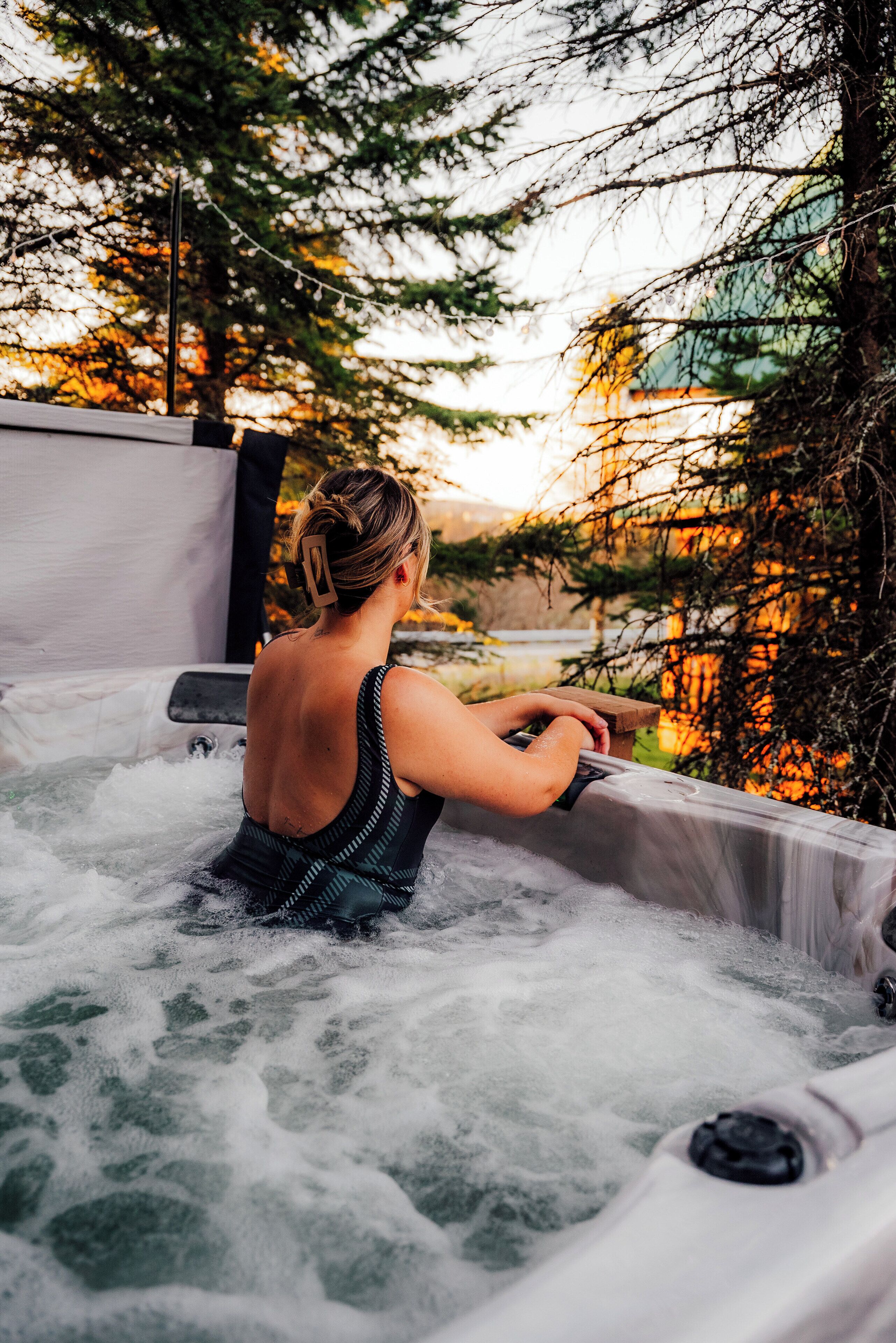 Baignoire à remous extérieure