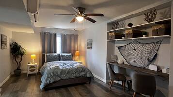 1 chambre, fer et planche Ă repasser, Wi-Fi, draps fournis