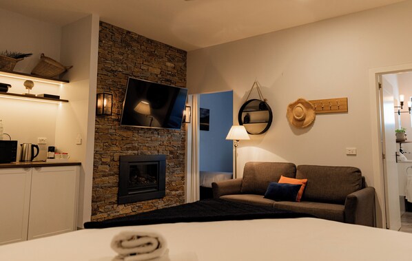 Luxury-Zimmer, 1 Schlafzimmer (Family Suite 8) | Hochwertige Bettwaren, Select-Comfort-Betten, schallisolierte Zimmer