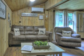 Smart TV, fireplace, foosball