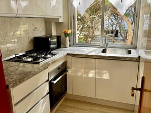 Réfrigérateur, micro-ondes, four, cafetière/bouilloire