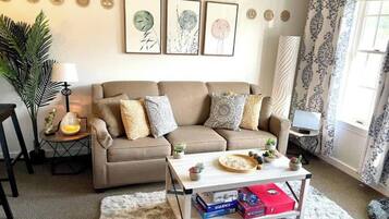 TV, lareira, DVD player