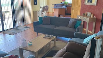 Smart TV, DVD player, video library