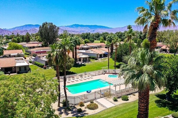 Una piscina climatizada