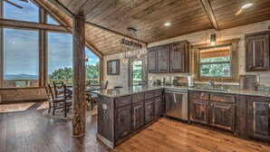 House, 3 Bedrooms | Private kitchen - Tranquility Base by Escape to Blue Ridge (Mineral Bluff)