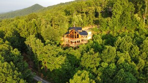 Aerial view - Tranquility Base by Escape to Blue Ridge (Mineral Bluff)