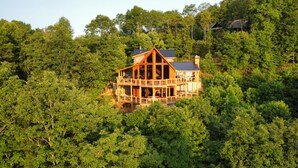 Aerial view - Tranquility Base by Escape to Blue Ridge (Mineral Bluff)