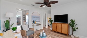 Walk to Beach! Modern PCB Beach House | Private Yard!