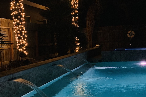 Una piscina climatizada