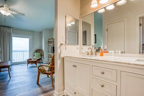 Interior - Gulf-front townhome with gorgeous beach access, 4 Gulf-view decks, shared pools (Cape San Blas)