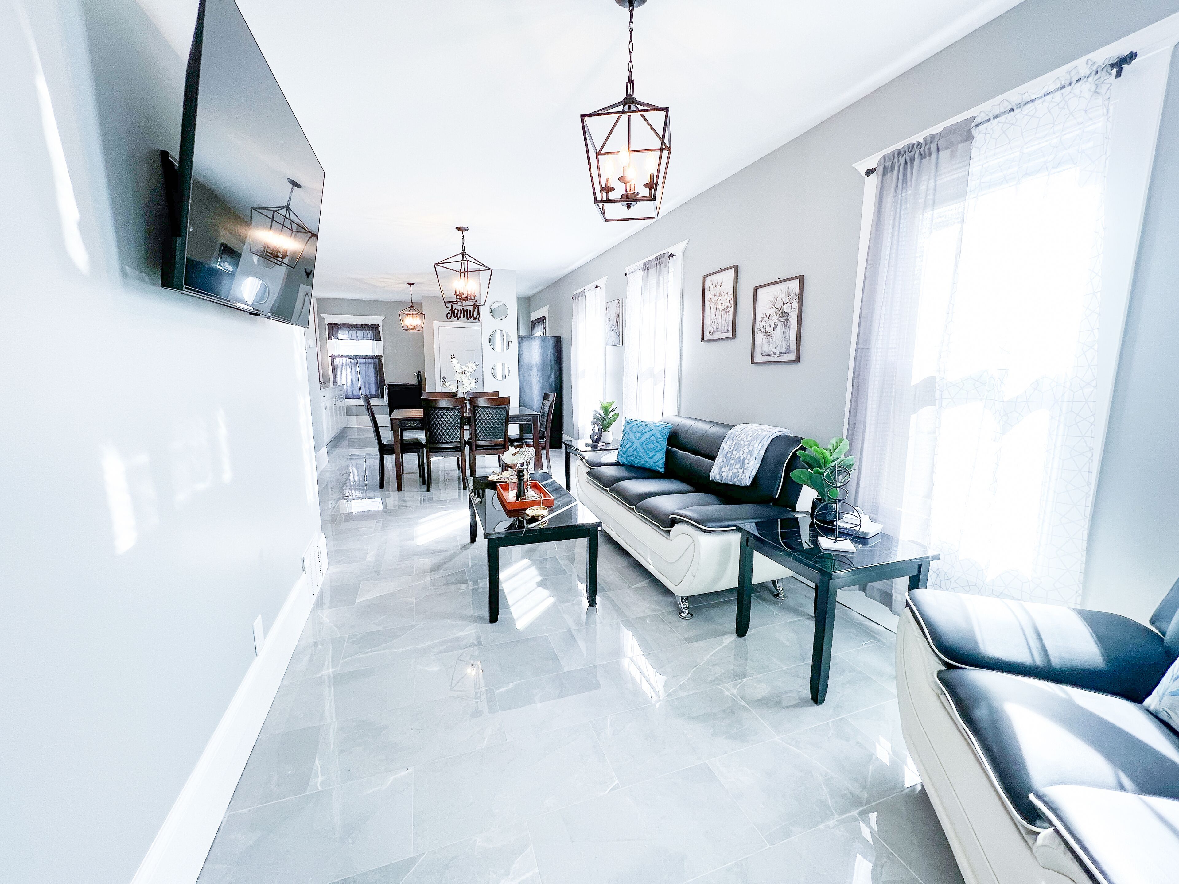 Comfort House | Living area | 52-inch LCD TV with satellite channels, TV