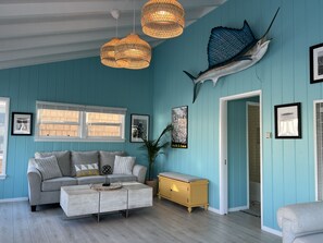 Interior - Newly remodeled beach cottage steps to the sand with Ocean view. New everything! (Long Beach)