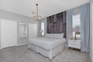 9 bedrooms, laptop workspace, bed sheets - Imagine Your Family Renting This Amazing Mansion on Windsor at Westside Resort With the Best 5 Star Amenities, Orlando Mansion 5049 (Kissimmee)