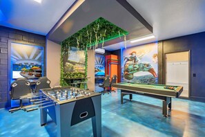 Game room - Imagine Your Family Renting This Amazing Mansion on Windsor at Westside Resort With the Best 5 Star Amenities, Orlando Mansion 5049 (Kissimmee)