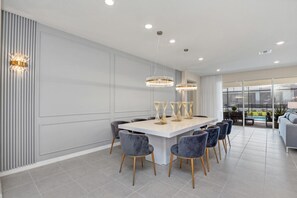 Dining - Imagine Your Family Renting This Amazing Mansion on Windsor at Westside Resort With the Best 5 Star Amenities, Orlando Mansion 5049 (Kissimmee)