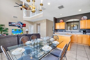 Dining - Beautiful Mansion With Private Pool and Hot Tub, Orlando Mansion 5627 (Kissimmee)