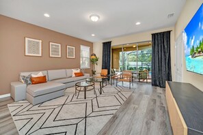 Living area - 5star Villas Close to Disney, Orlando Villa 5629 (Kissimmee)