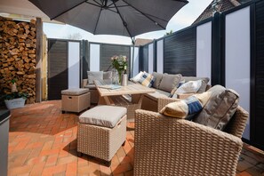 Outdoor dining - SeaSide apartment - Nordhelmstraße 35 (Norderney)