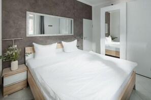 1 Schlafzimmer, Reisekinderbett, kostenloses WLAN, Bettwäsche