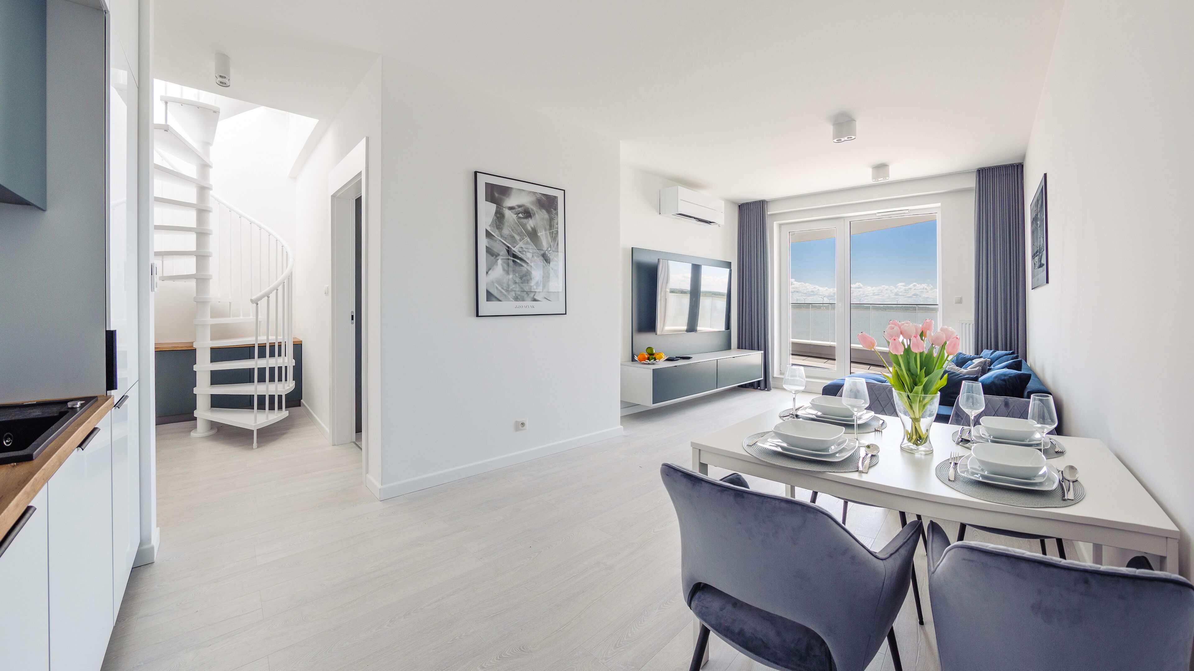 Deluxe-Apartment (3504 widok na jezioro) | Wohnbereich