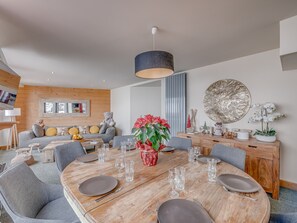 Dining - Premium Apartment 102m² - 8 people - WiFi (Tignes)