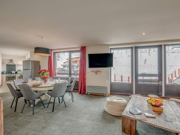 Dining - Premium Apartment 102m² - 8 people - WiFi (Tignes)
