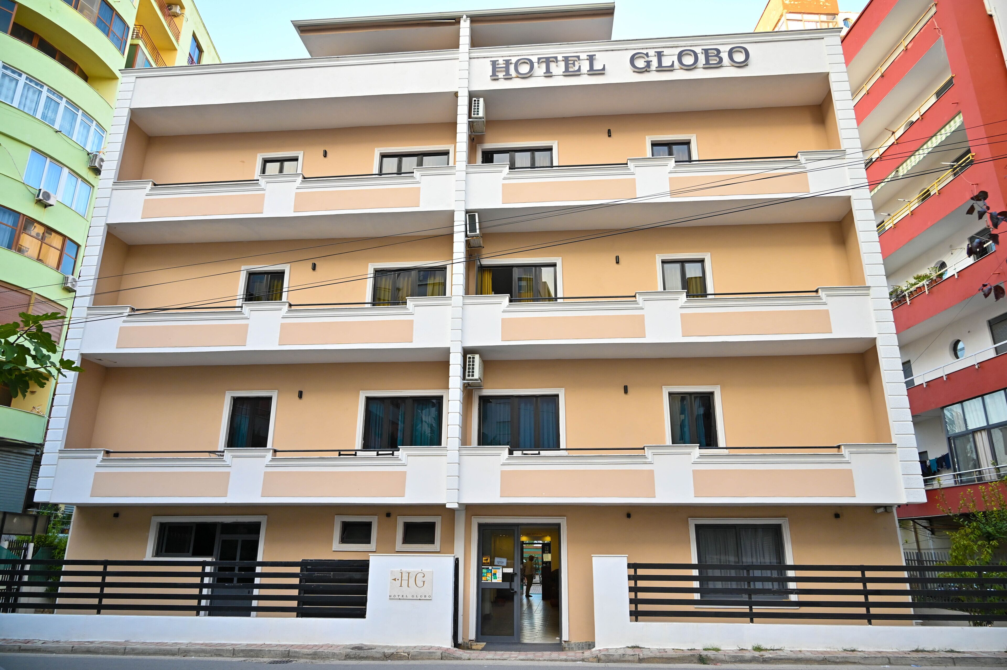 Façade de l’hébergement