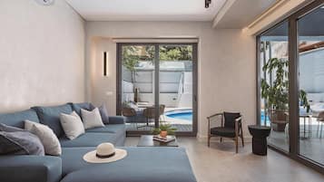 Premium-lejlighed | 2 soveværelser, pengeskab på værelset