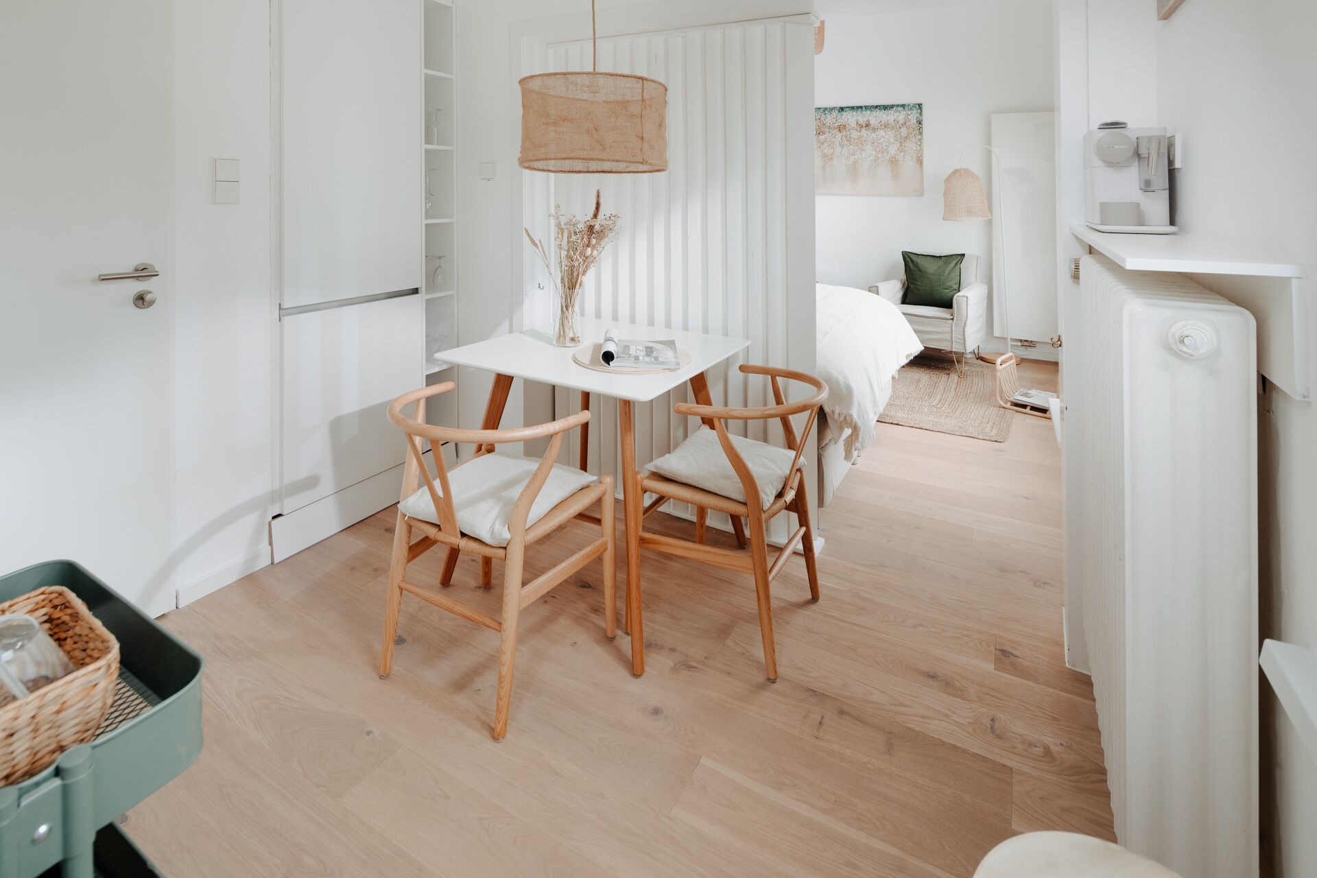 1 makuuhuone, silitysrauta/-lauta, vauvan matkasänky, ilmainen Wi-Fi