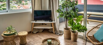 Mamita 4. "wooded stopover apartment" T2 47m² + terrace 24m²